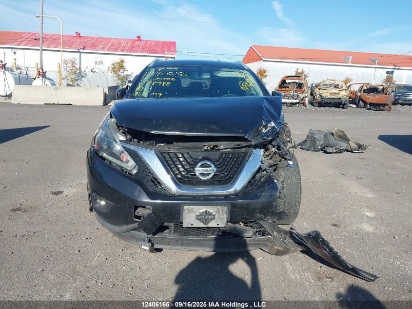 2018 Nissan Murano S/Sl/Sv/Platinum VIN: 5N1AZ2MH9JN118988 Lot: 12406165