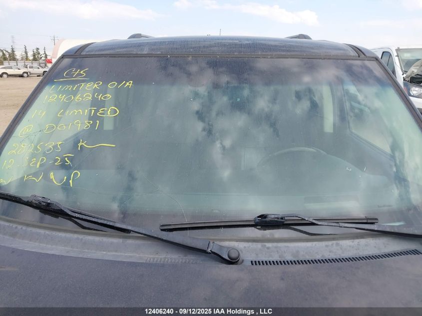 2014 Ford Flex Limited VIN: 2FMHK6DT1EBD01981 Lot: 12406240