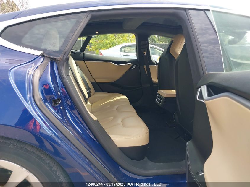 2016 Tesla Model S 60D/70D/75D/85D/90D VIN: 5YJSA1E20GF136615 Lot: 12406244