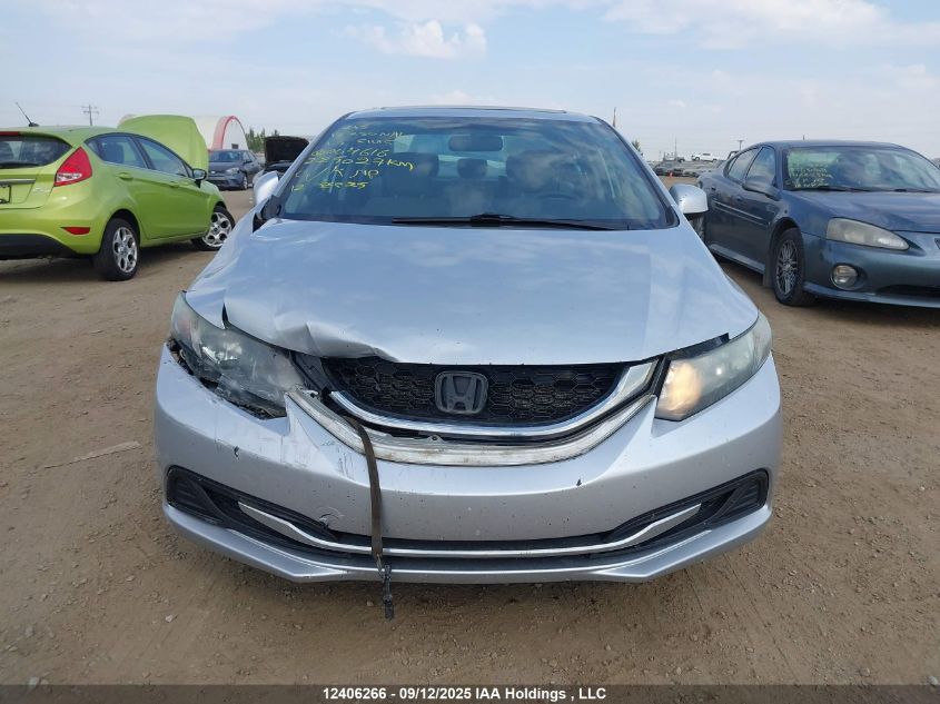 2013 Honda Civic Lx VIN: 2HGFB2F55DH004616 Lot: 12406266