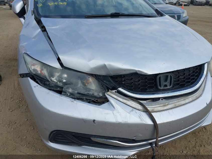 2013 Honda Civic Lx VIN: 2HGFB2F55DH004616 Lot: 12406266