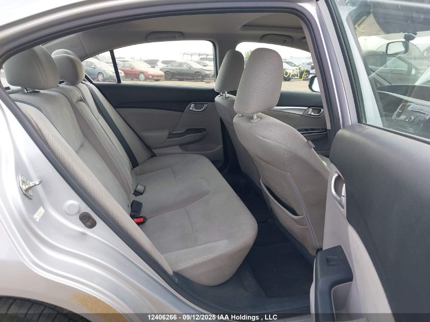 2013 Honda Civic Lx VIN: 2HGFB2F55DH004616 Lot: 12406266