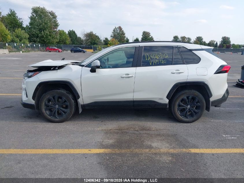 2022 Toyota Rav4 Hybrid Se VIN: 2T34WRFV6NW149720 Lot: 12406342