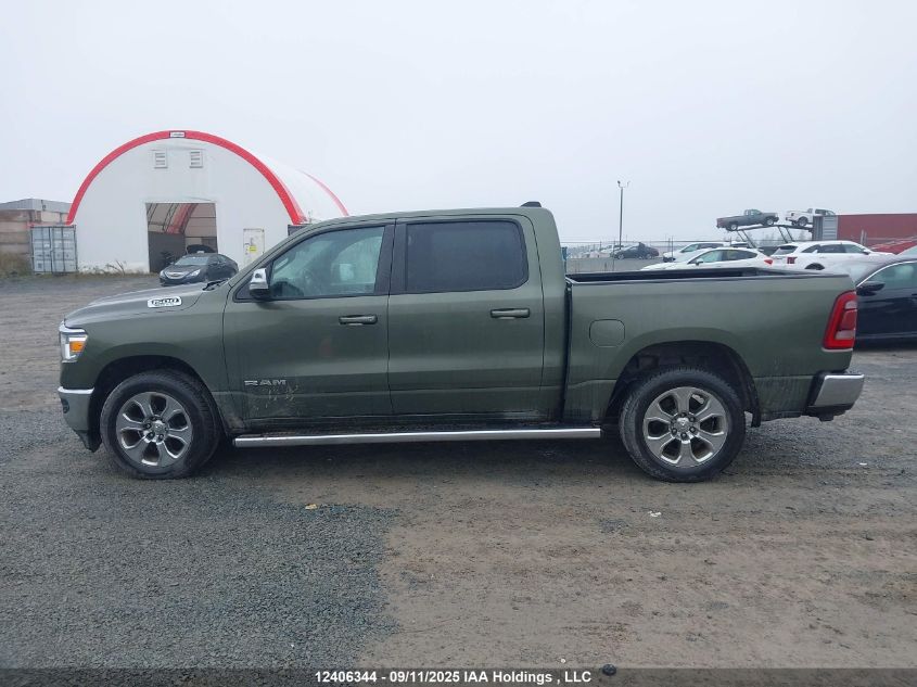 2021 Ram 1500 Big Horn/Lone Star VIN: 1C6SRFFT5MN526286 Lot: 12406344
