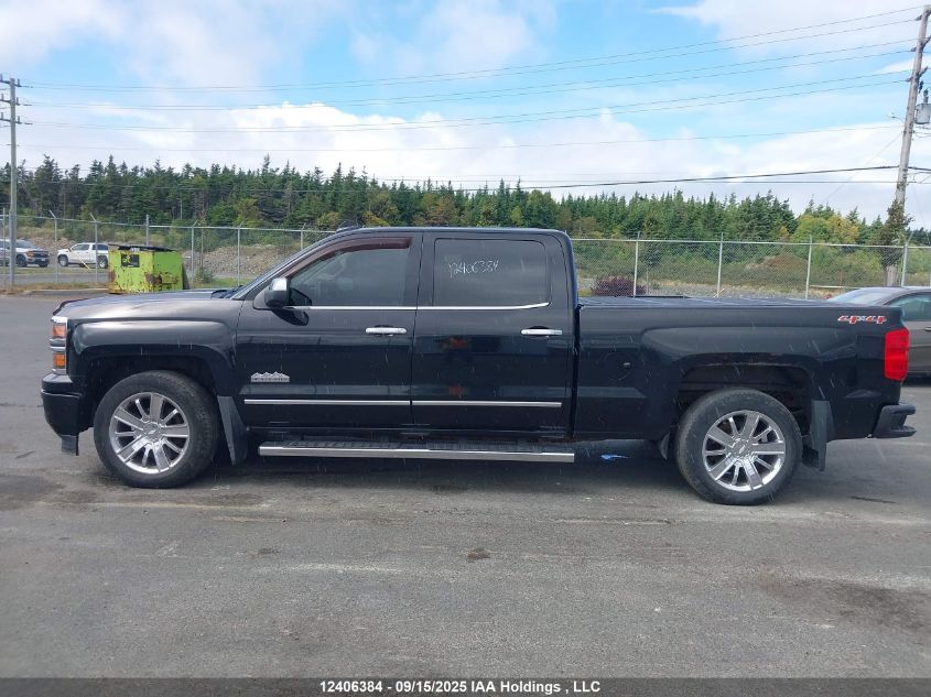 2015 Chevrolet Silverado K1500 High Country VIN: 3GCUKTEC3FG200522 Lot: 12406384