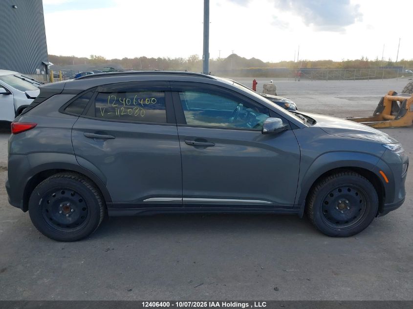 2021 Hyundai Kona Sel VIN: KM8K23AG9MU112080 Lot: 12406400