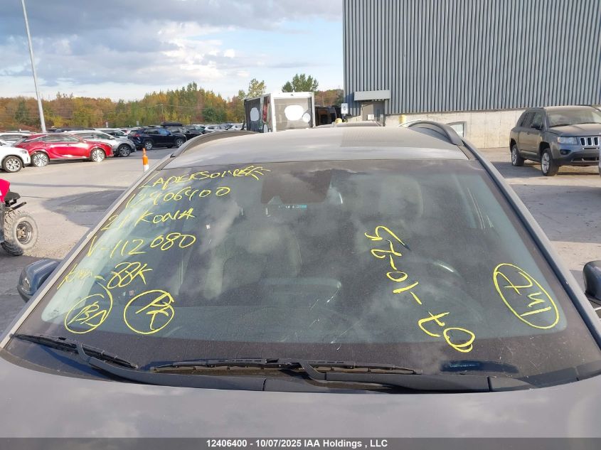 2021 Hyundai Kona Sel VIN: KM8K23AG9MU112080 Lot: 12406400