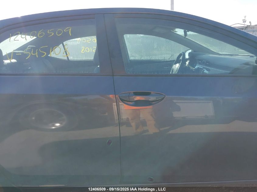 2016 Toyota Corolla VIN: 2T1BURHE1GC545108 Lot: 12406509