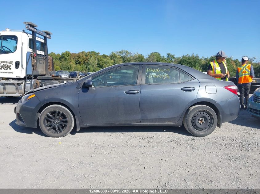 2016 Toyota Corolla VIN: 2T1BURHE1GC545108 Lot: 12406509