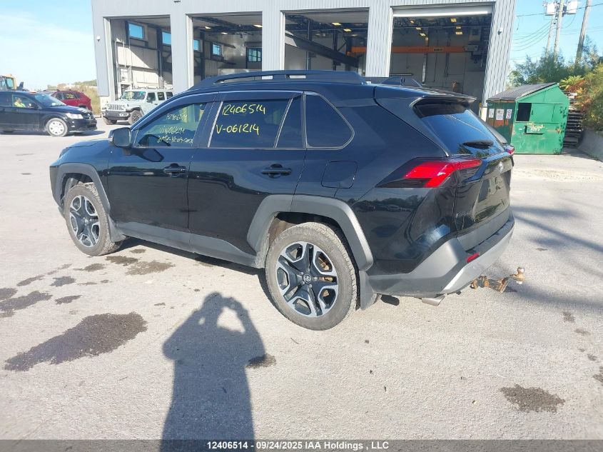 2019 Toyota Rav4 Adventure VIN: 2T3J1RFV4KW061214 Lot: 12406514