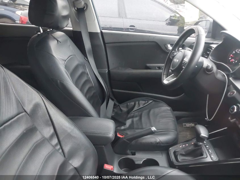 2022 Kia Rio Ex Premium VIN: 3KPA35AD1NE445484 Lot: 12406540