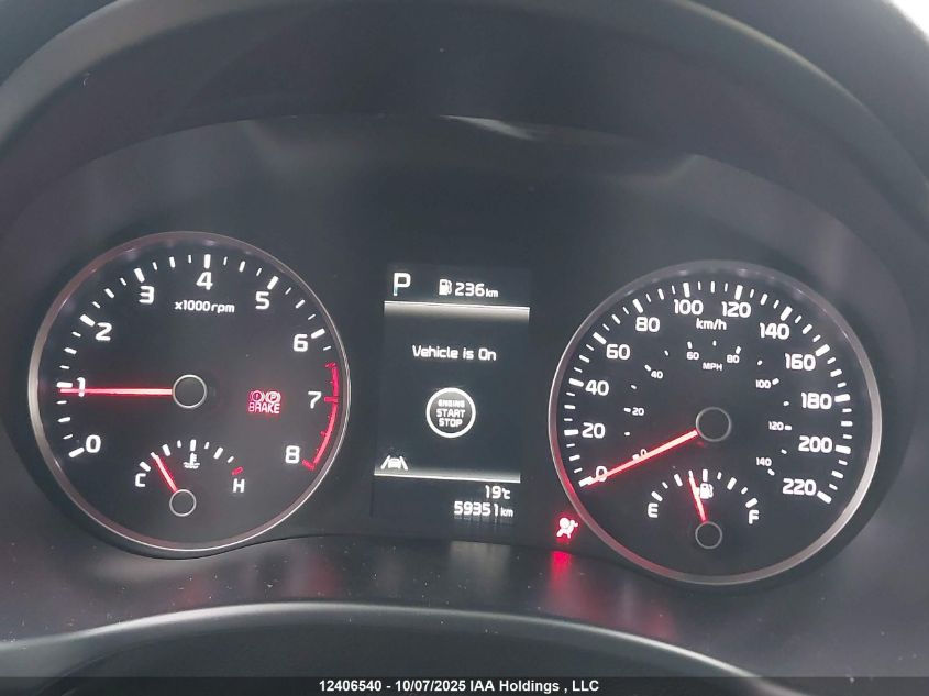 2022 Kia Rio Ex Premium VIN: 3KPA35AD1NE445484 Lot: 12406540