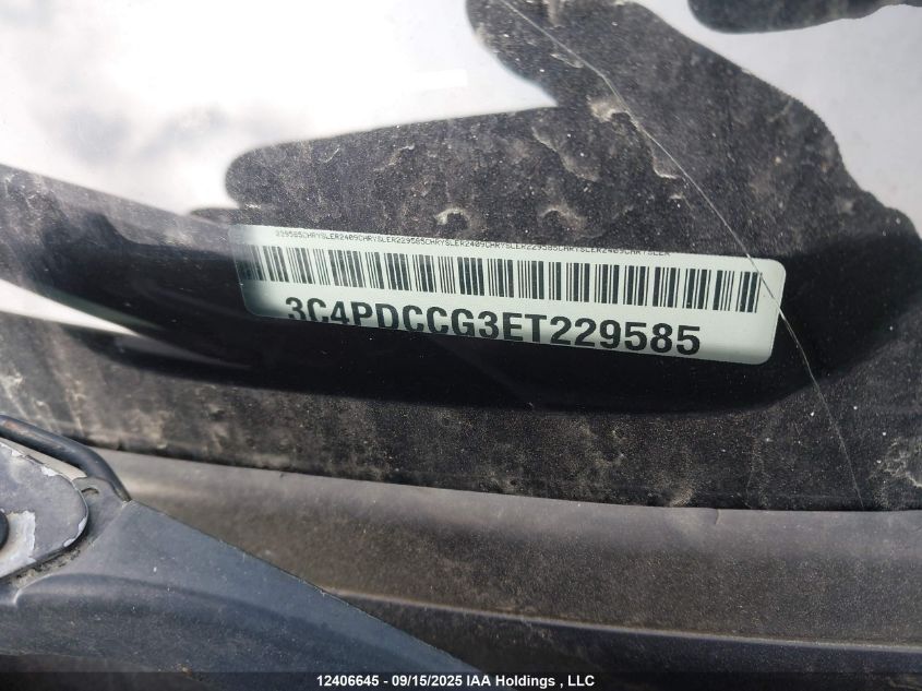 2014 Dodge Journey Sxt VIN: 3C4PDCCG3ET229585 Lot: 12406645