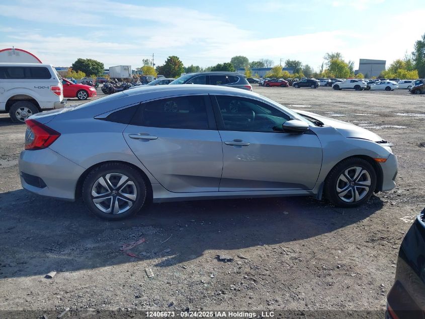 2017 Honda Civic Lx VIN: 2HGFC2F5XHH034116 Lot: 12406673