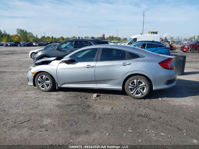 2017 Honda Civic Lx VIN: 2HGFC2F5XHH034116 Lot: 12406673