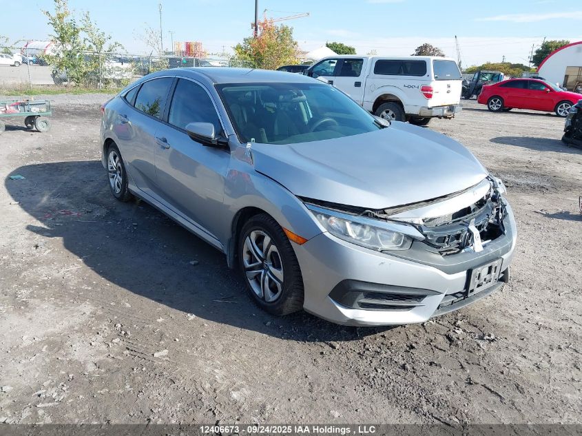 2017 Honda Civic Lx VIN: 2HGFC2F5XHH034116 Lot: 12406673