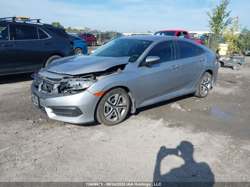 2017 Honda Civic Lx VIN: 2HGFC2F5XHH034116 Lot: 12406673