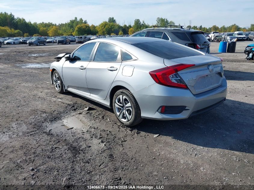 2017 Honda Civic Lx VIN: 2HGFC2F5XHH034116 Lot: 12406673