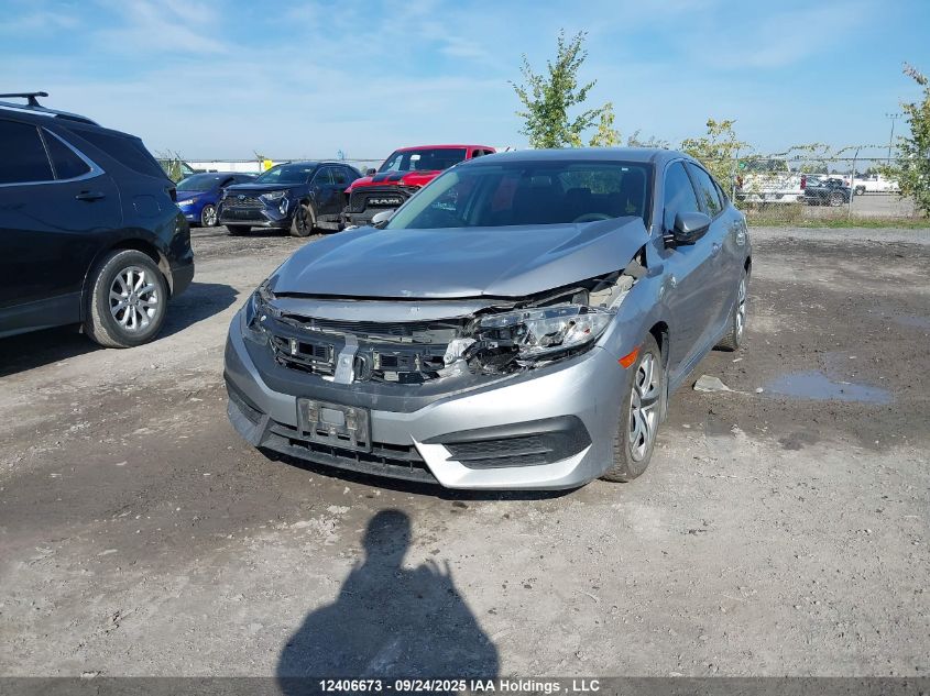 2017 Honda Civic Lx VIN: 2HGFC2F5XHH034116 Lot: 12406673