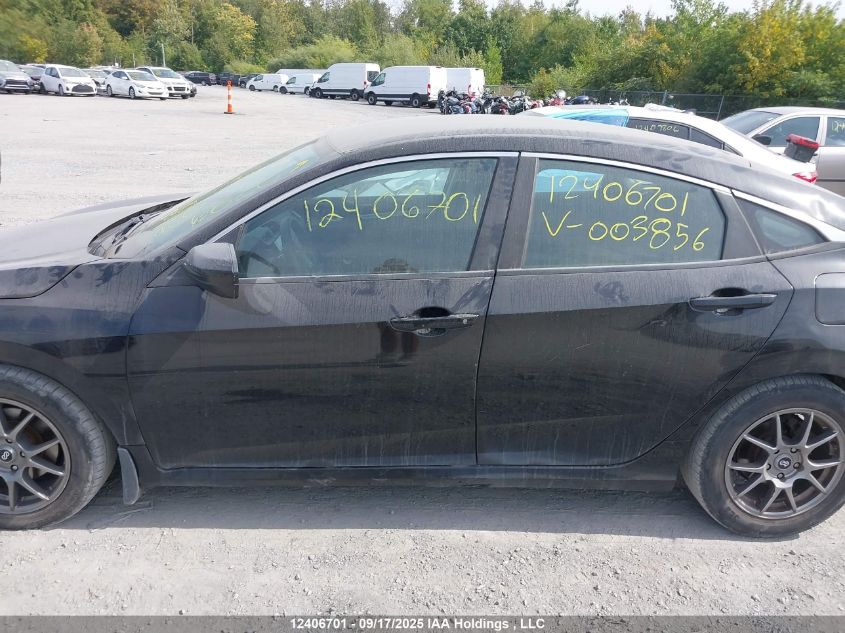 2016 Honda Civic VIN: 2HGFC2F57GH003856 Lot: 12406701