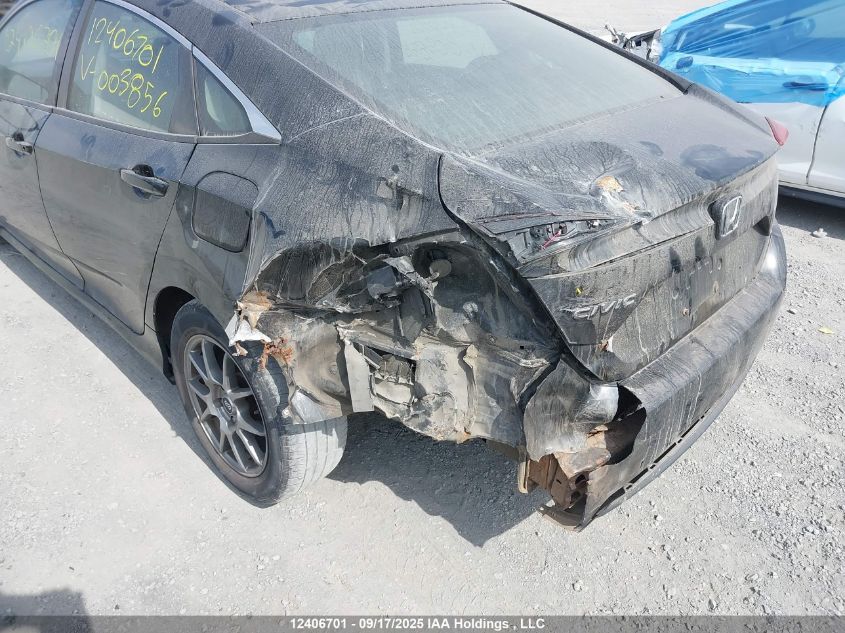 2016 Honda Civic VIN: 2HGFC2F57GH003856 Lot: 12406701