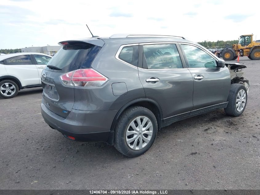 2015 Nissan Rogue S/Sl/Sv VIN: 5N1AT2MT1FC907077 Lot: 12406704