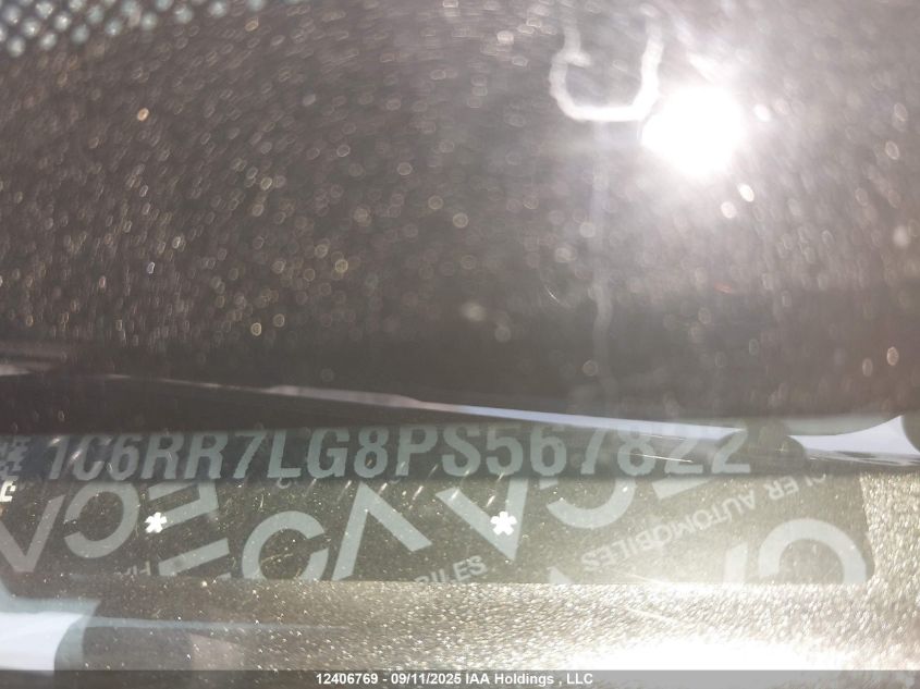 2023 Ram 1500 Classic Slt VIN: 1C6RR7LG8PS567822 Lot: 12406769