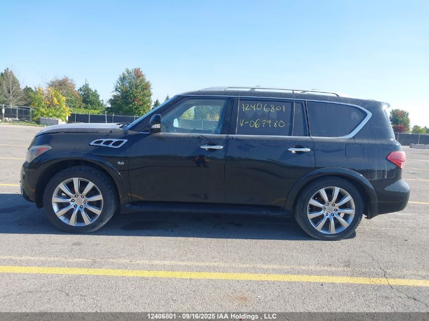 2014 Infiniti Qx80 VIN: JN8AZ2NE6E9067980 Lot: 12406801