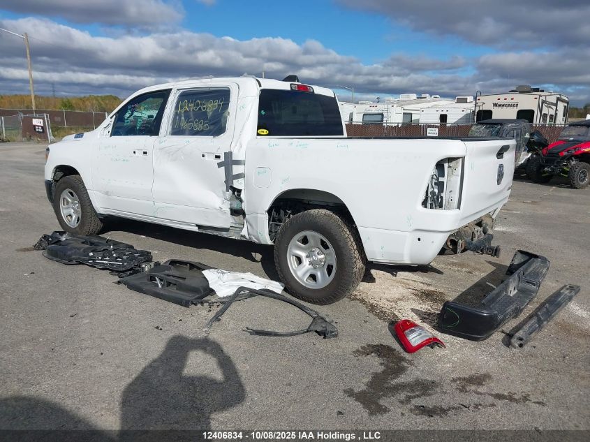 2022 Ram 1500 Tradesman VIN: 1C6SRFGT6NN465885 Lot: 12406834