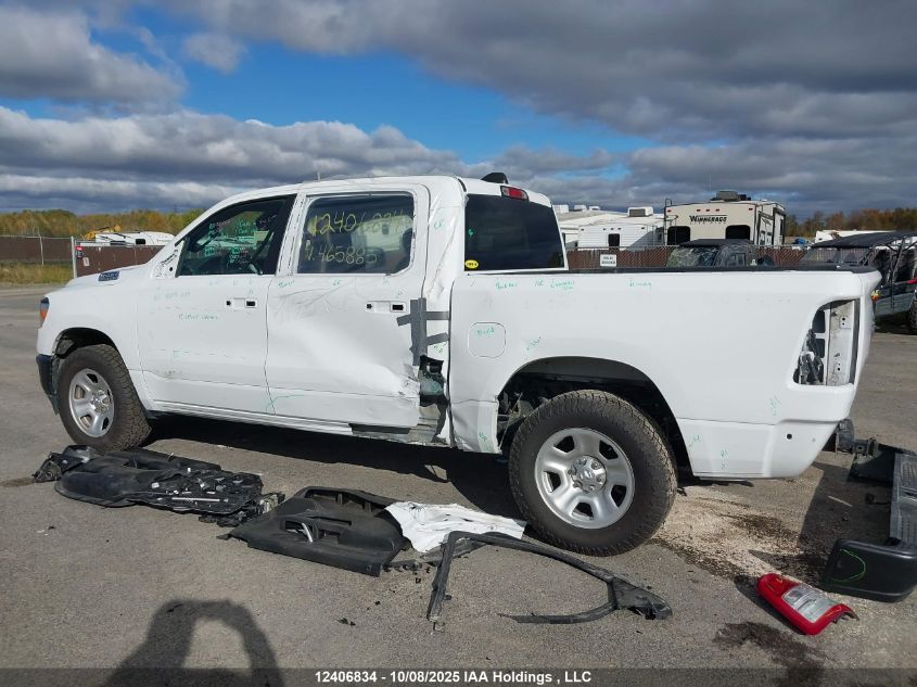 2022 Ram 1500 Tradesman VIN: 1C6SRFGT6NN465885 Lot: 12406834