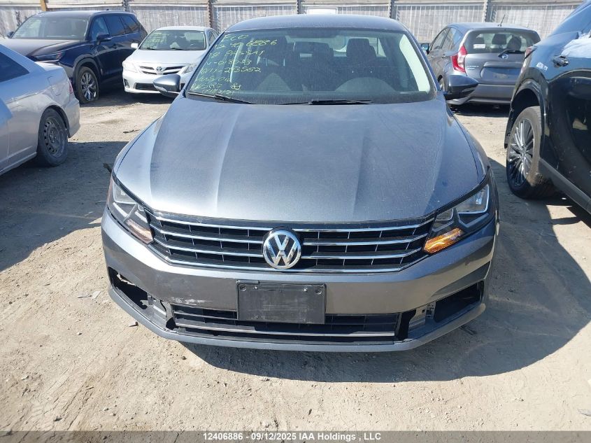 2018 Volkswagen Passat VIN: 1VWAA7A34JC018033 Lot: 12406886