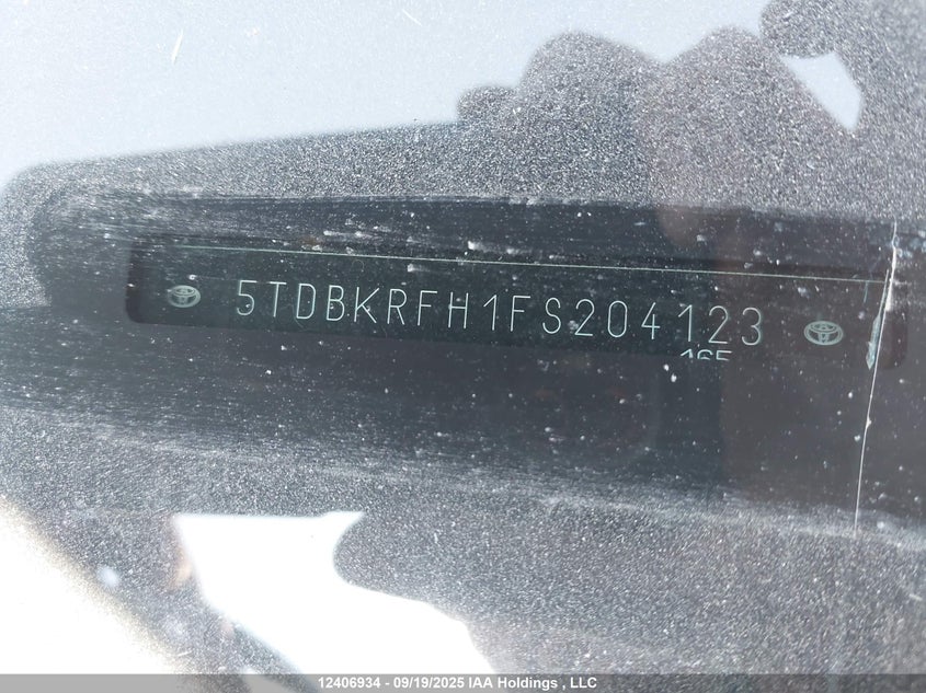 5TDBKRFH1FS204123 2015 TOYOTA HIGHLANDER photo no. 19