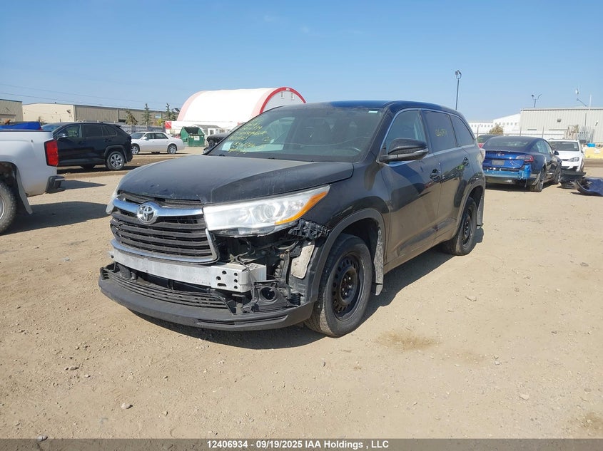 5TDBKRFH1FS204123 2015 TOYOTA HIGHLANDER photo no. 2