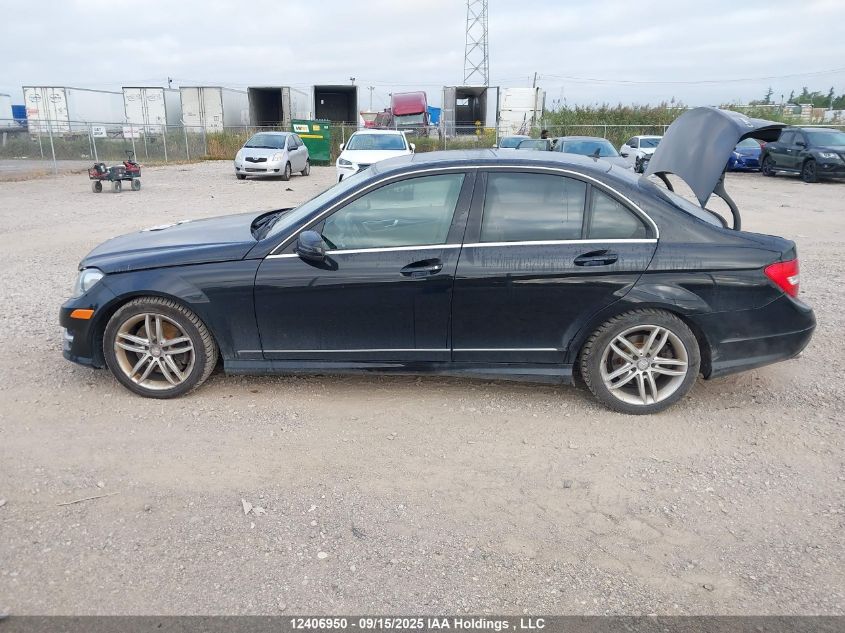 2013 Mercedes-Benz C 300 4Matic VIN: WDDGF8AB0DA873376 Lot: 12406950
