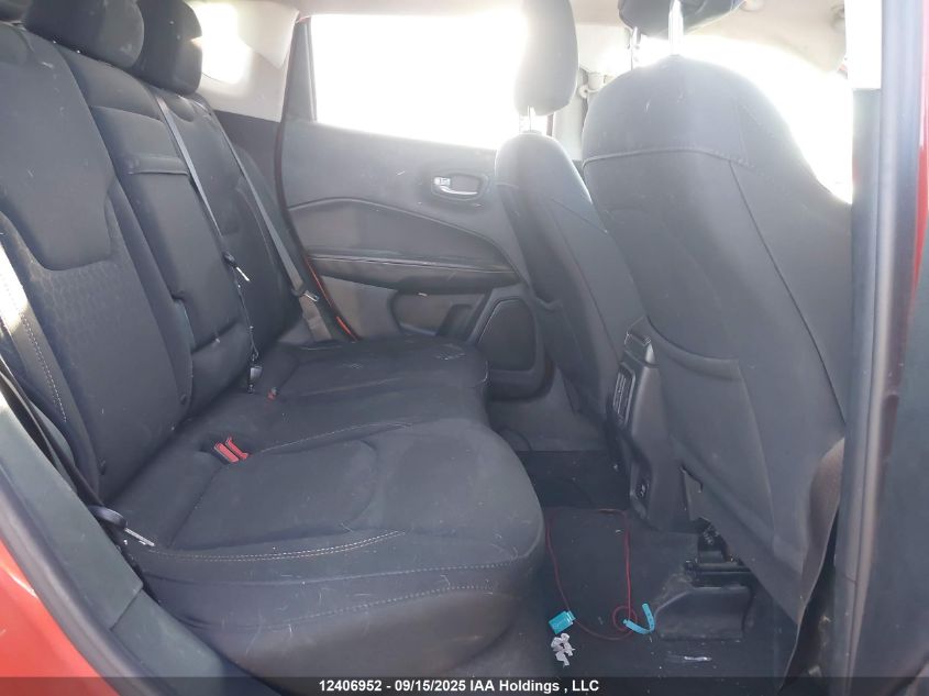 2018 Jeep Compass Sport VIN: 3C4NJDAB4JT107437 Lot: 12406952