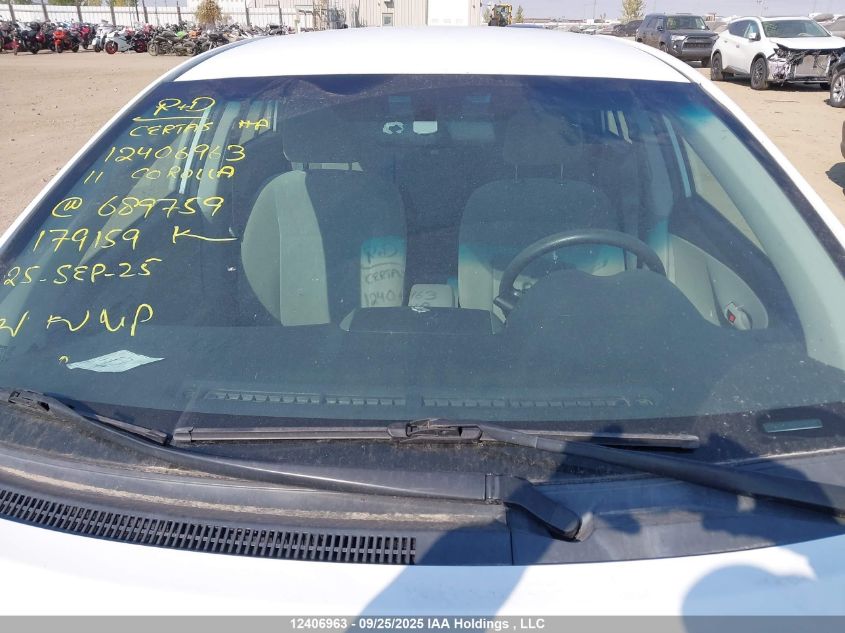 2011 Toyota Corolla S/Le VIN: 2T1BU4EE5BC689759 Lot: 12406963