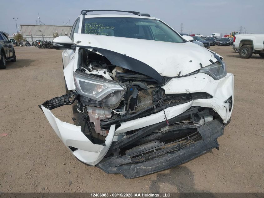 2016 Toyota Rav4 Hybrid Xle VIN: JTMRJREV1GD023139 Lot: 12406983