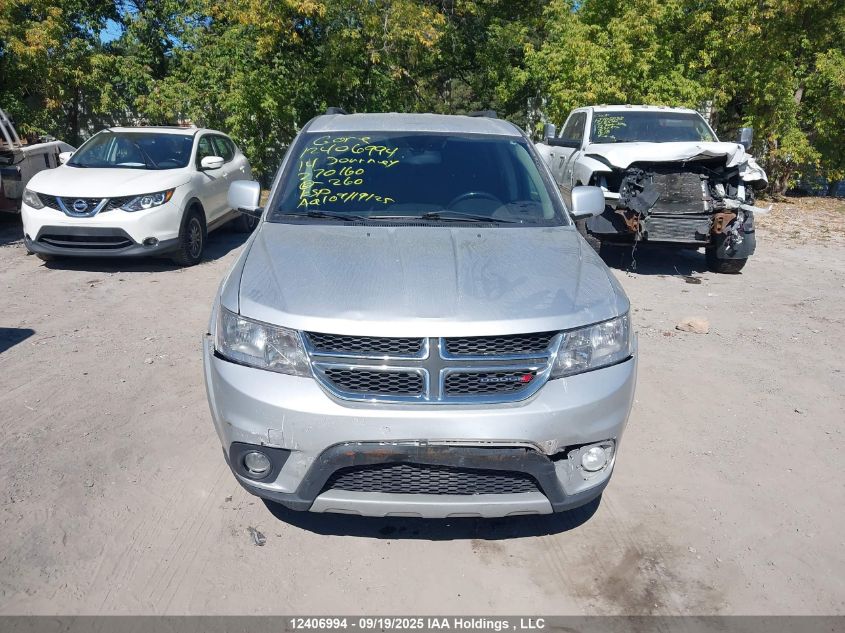 2014 Dodge Journey Sxt VIN: 3C4PDCCG0ET270160 Lot: 12406994