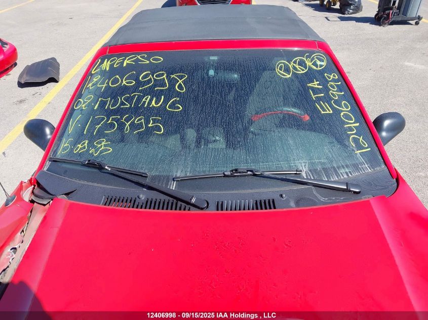 2002 Ford Mustang VIN: 1FAFP44492F175895 Lot: 12406998