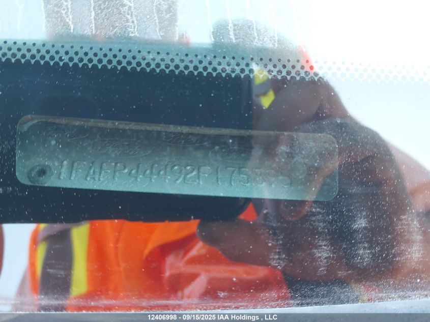 2002 Ford Mustang VIN: 1FAFP44492F175895 Lot: 12406998