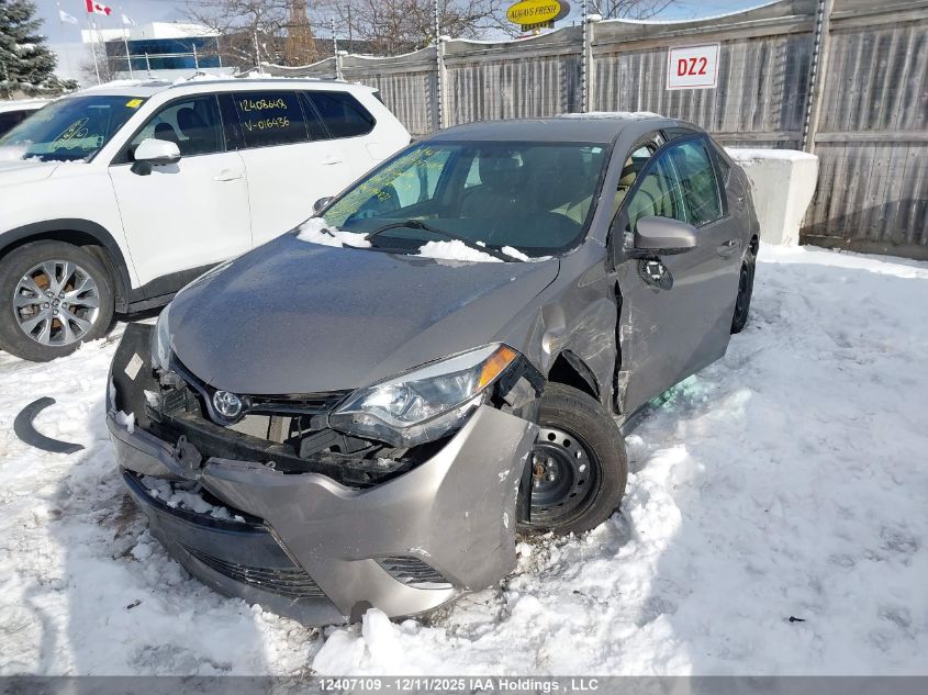 2016 Toyota Corolla VIN: 2T1BURHE2GC561107 Lot: 12407109