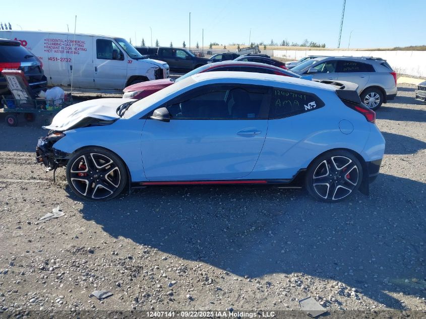 2020 Hyundai Veloster N Manual VIN: KMHT36AH3LU007500 Lot: 12407141