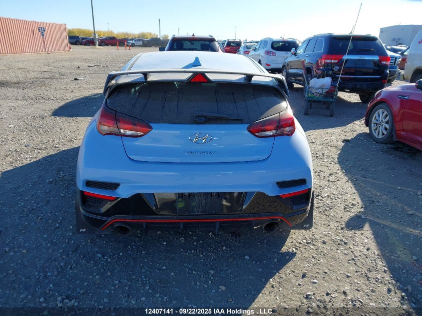 2020 Hyundai Veloster N Manual VIN: KMHT36AH3LU007500 Lot: 12407141