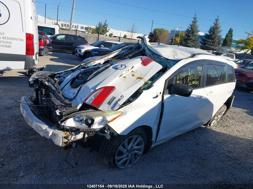 Vin: jm1cw2cl7c0130830, lot: 2786360, mazda 5 20122