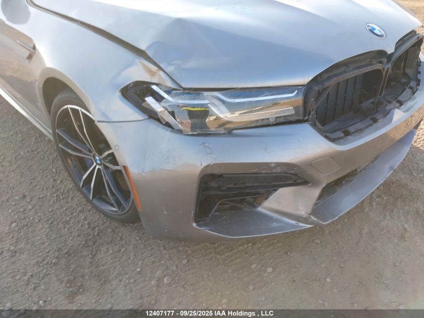 2021 BMW M5 Competition VIN: WBS83CH06MCF38086 Lot: 12407177