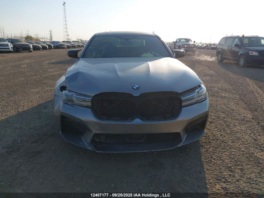 2021 BMW M5 Competition VIN: WBS83CH06MCF38086 Lot: 12407177