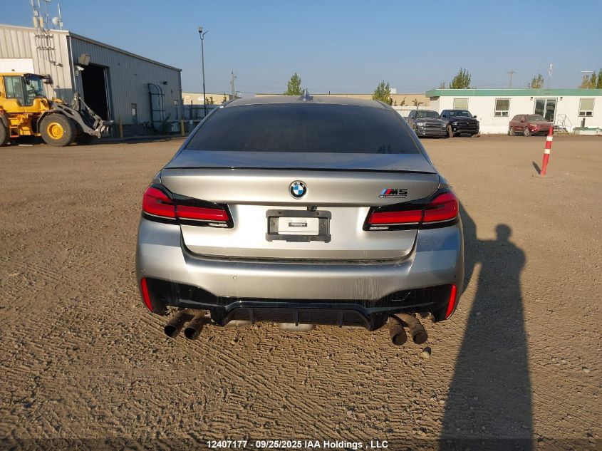 2021 BMW M5 Competition VIN: WBS83CH06MCF38086 Lot: 12407177