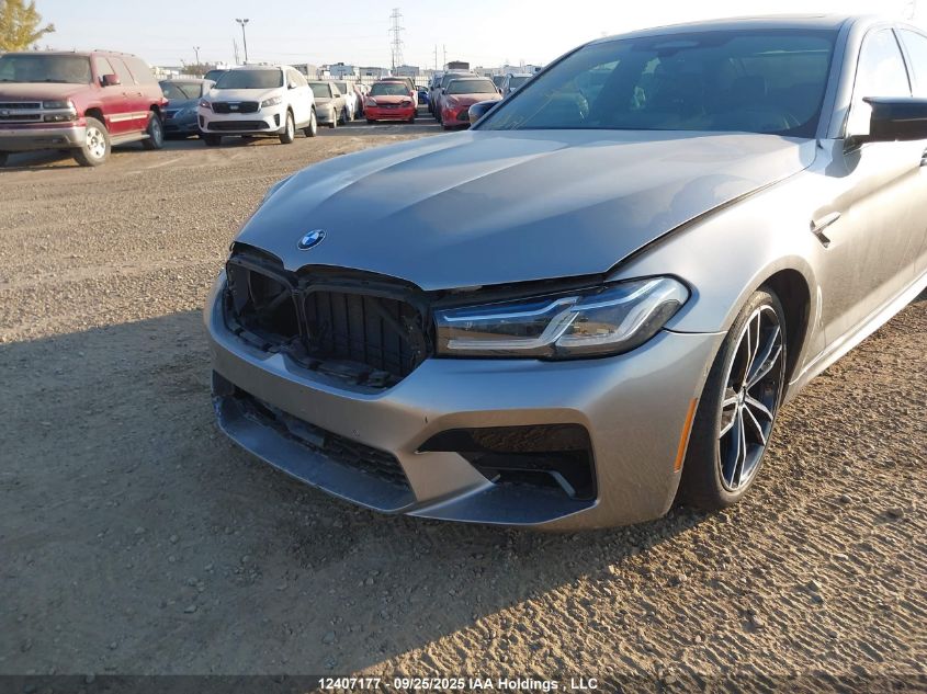 2021 BMW M5 Competition VIN: WBS83CH06MCF38086 Lot: 12407177