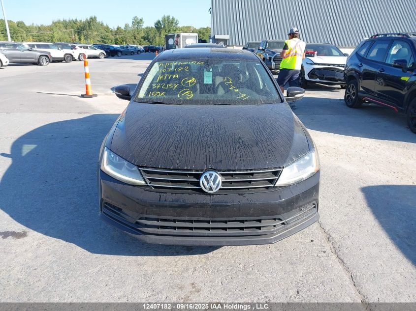 2017 Volkswagen Jetta Se VIN: 3VWDB7AJ2HM372134 Lot: 12407182