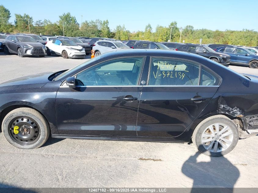 2017 Volkswagen Jetta Se VIN: 3VWDB7AJ2HM372134 Lot: 12407182
